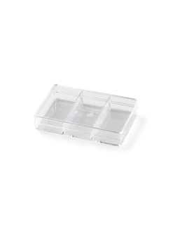 New Søstrene Grene Schweiz Aufbewahrungsbox Mit Fächern Clear