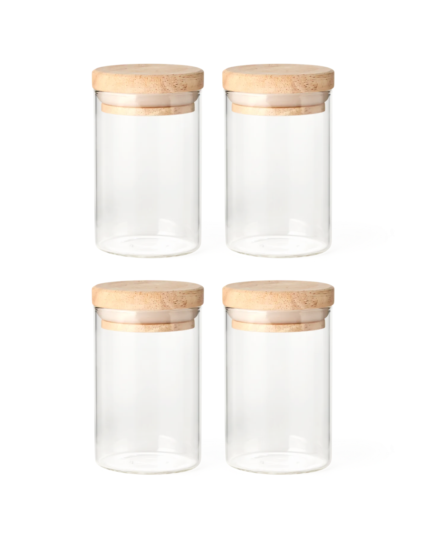 Hot Søstrene Grene Schweiz Aufbewahrungsgläser Mit Deckel 4er-Pack Clear