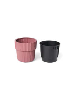 New Søstrene Grene Schweiz Blumentopf Milly Ø29,9 Cm Dark Rose