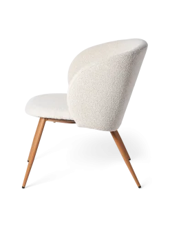 Hot Søstrene Grene Schweiz Bouclé-Loungesessel Off White