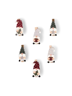 Sale Søstrene Grene Schweiz Deko-Klammern Mit Weihnachtsmännern Multi