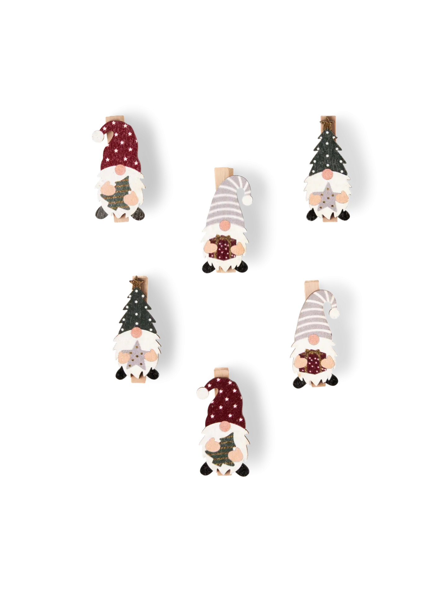 Sale Søstrene Grene Schweiz Deko-Klammern Mit Weihnachtsmännern Multi