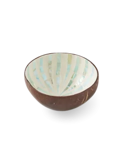 New Søstrene Grene Schweiz Dekorative Kokosnussschale Blue