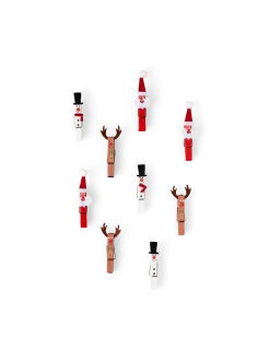 Discount Søstrene Grene Schweiz Dekorative Weihnachtsklammern White