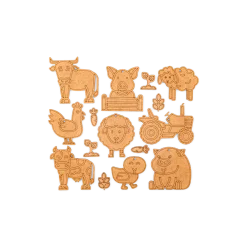 Hot Søstrene Grene Schweiz DIY-Set Animal Friends Brown