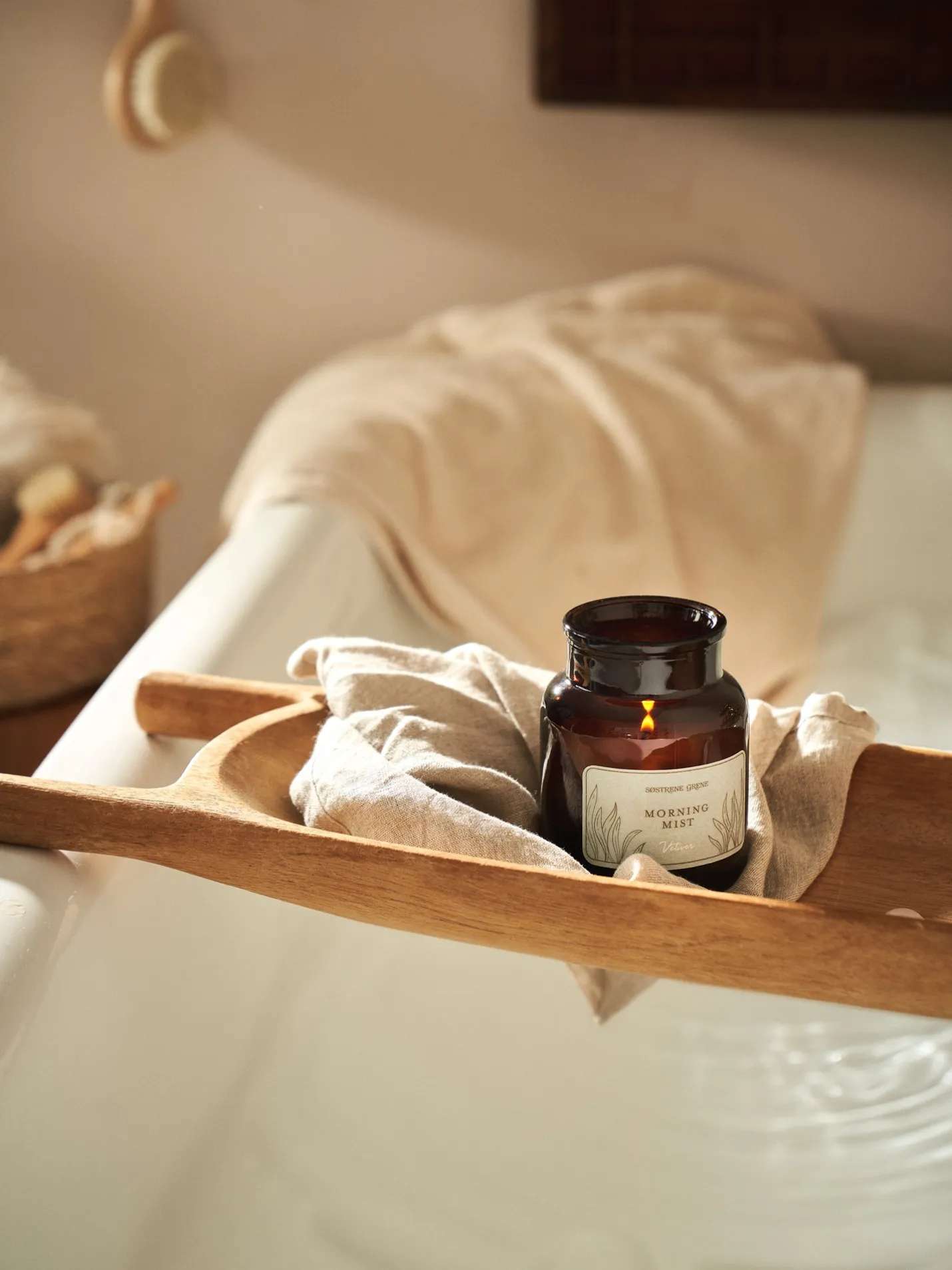 Online Søstrene Grene Schweiz Duftkerzen Morning Mist Brown
