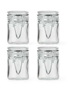 Hot Søstrene Grene Schweiz Einweckglas 4er-Pack Clear