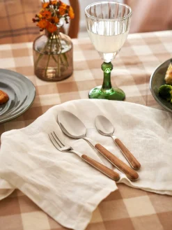 Outlet Søstrene Grene Schweiz Esslöffel-Set Texture Legno Nature