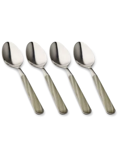 New Søstrene Grene Schweiz Esslöffel-Set Texture Legno Milky Green