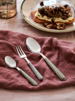 New Søstrene Grene Schweiz Esslöffel-Set Texture Legno Milky Green