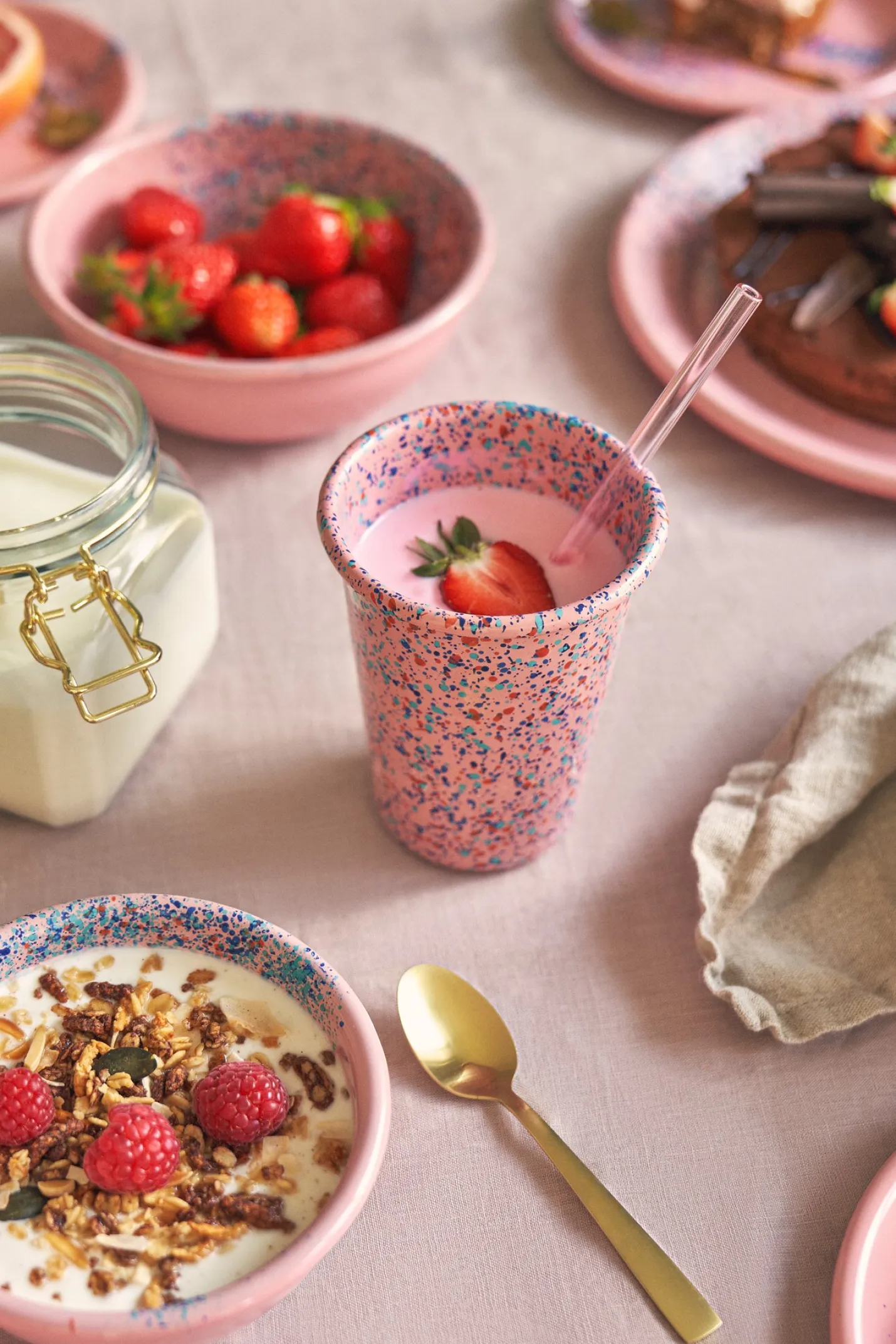 Hot Søstrene Grene Schweiz Flow Fest Becher - Pink Rose