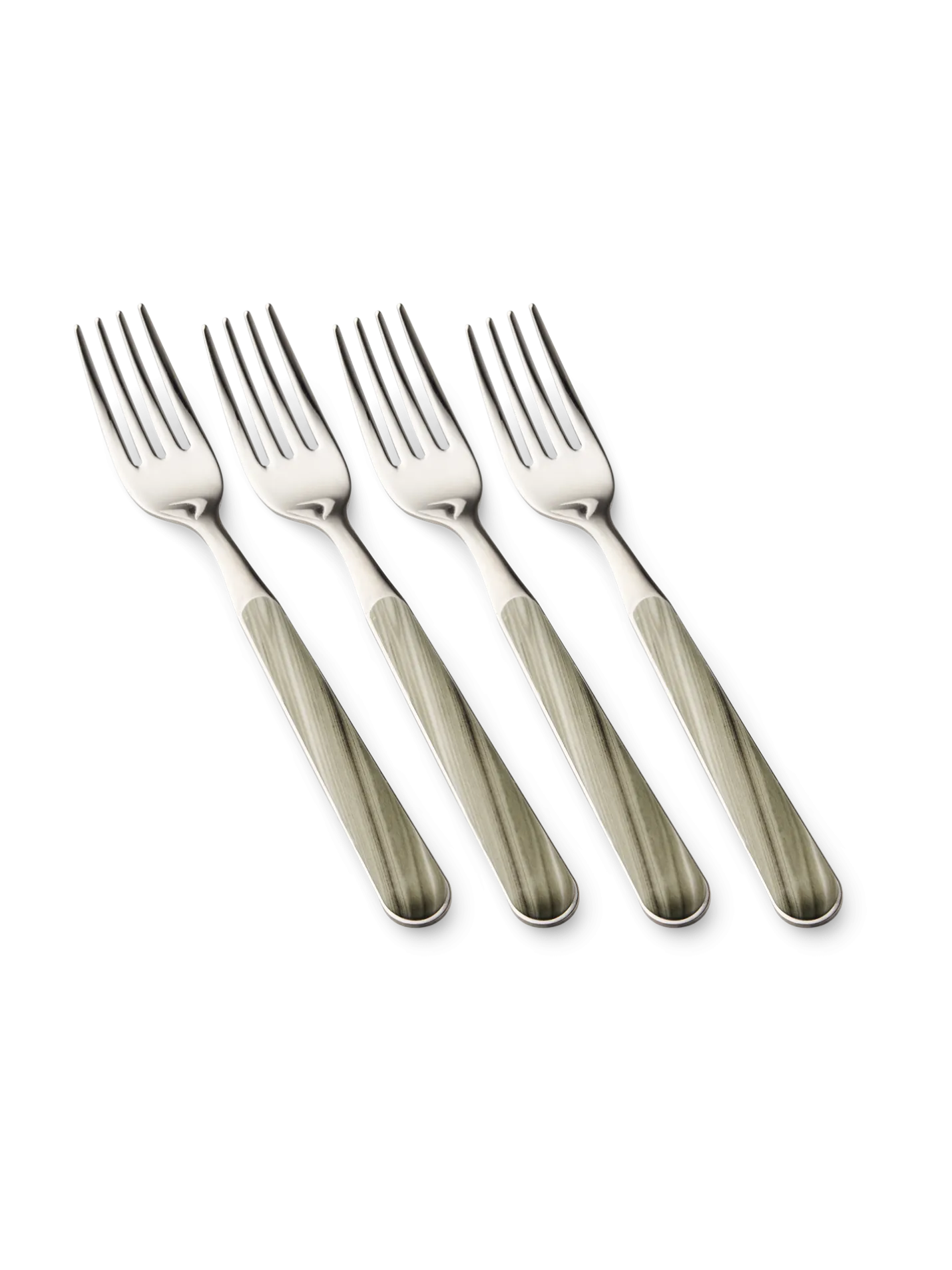 Søstrene Grene Schweiz Gabel-Set Texture Legno Milky Green
