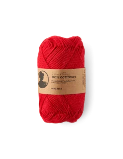 Hot Søstrene Grene Schweiz Garn 8/4 Red