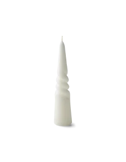 Best Søstrene Grene Schweiz Gedrehte Kerze 20 Cm White
