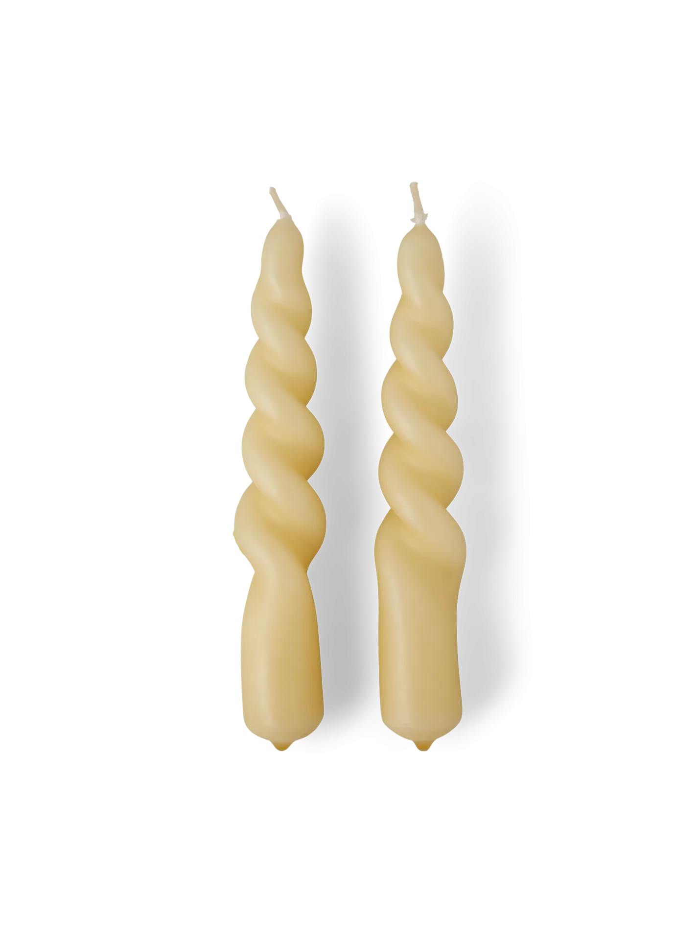 Discount Søstrene Grene Schweiz Gedrehte Kerze 14 Cm 2er-Pack Light Olive