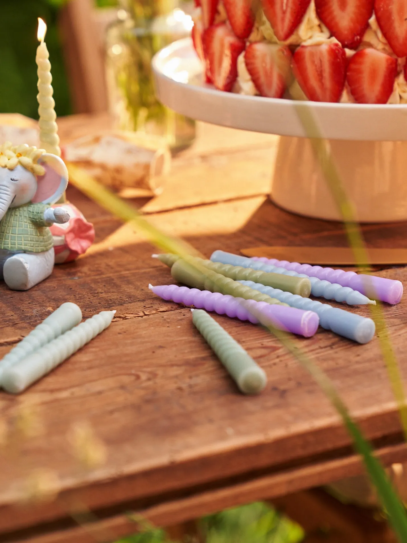 Clearance Søstrene Grene Schweiz Gedrehte Kerzen Multi