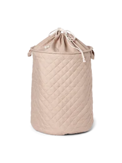 New Søstrene Grene Schweiz Gesteppter Wäschekorb Warm Grey