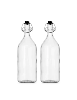 Sale Søstrene Grene Schweiz Glasflaschen Mit Verschluss 2er-Pack Clear