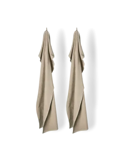 Clearance Søstrene Grene Schweiz Handtücher 2er-Pack Warm Grey