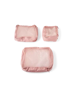 Online Søstrene Grene Schweiz Kleidertaschen-Set Dusty Rose