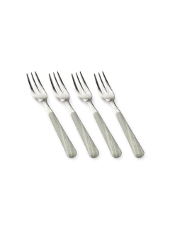 Søstrene Grene Schweiz Kuchengabel-Set Texture Legno Milky Green