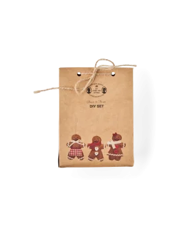 Online Søstrene Grene Schweiz Lebkuchenpuppen DIY-Set Brown