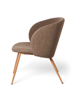Outlet Søstrene Grene Schweiz Loungesessel Mit Bouclé-Stoff Brown