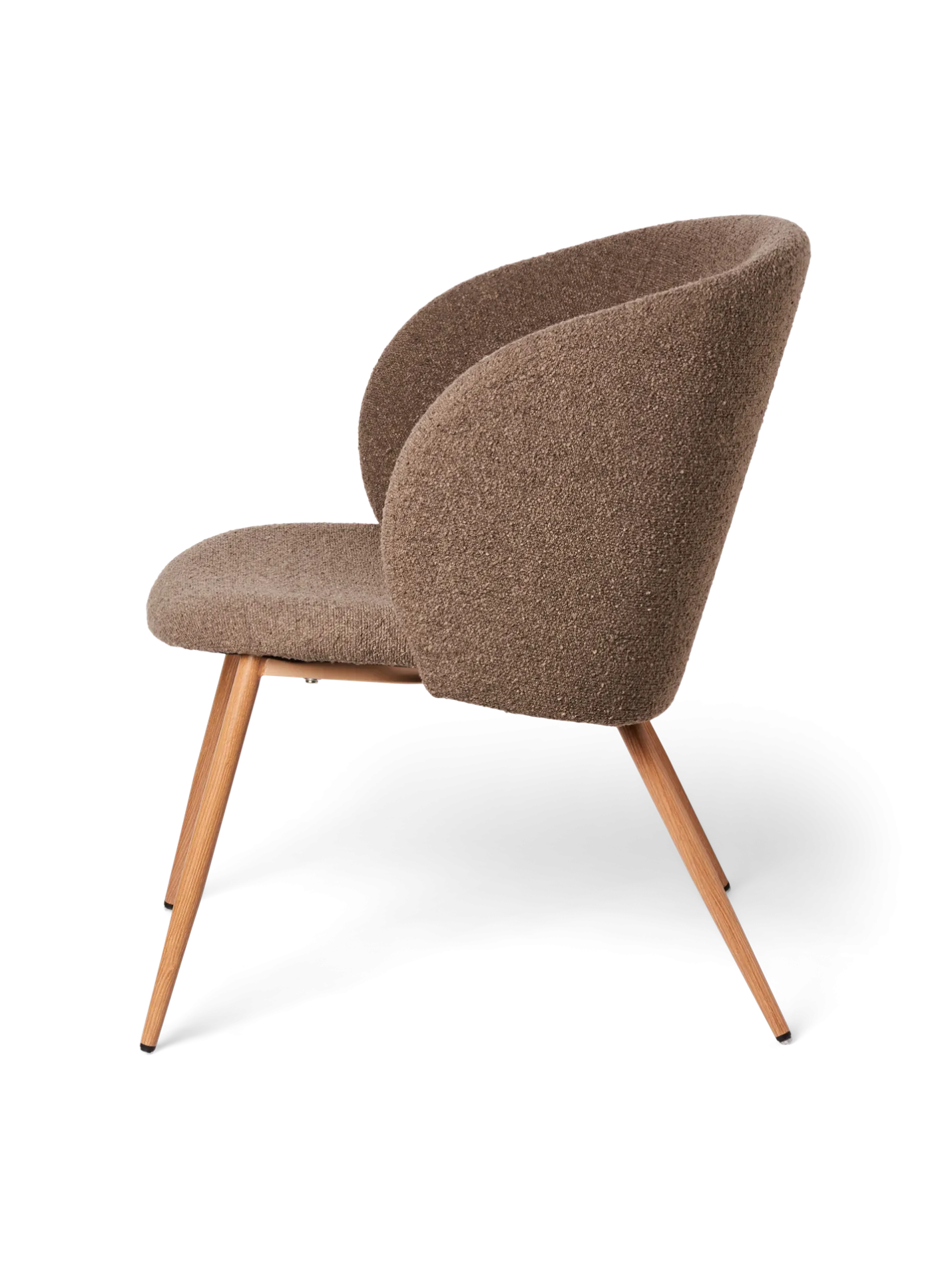 Outlet Søstrene Grene Schweiz Loungesessel Mit Bouclé-Stoff Brown