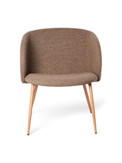 Outlet Søstrene Grene Schweiz Loungesessel Mit Bouclé-Stoff Brown
