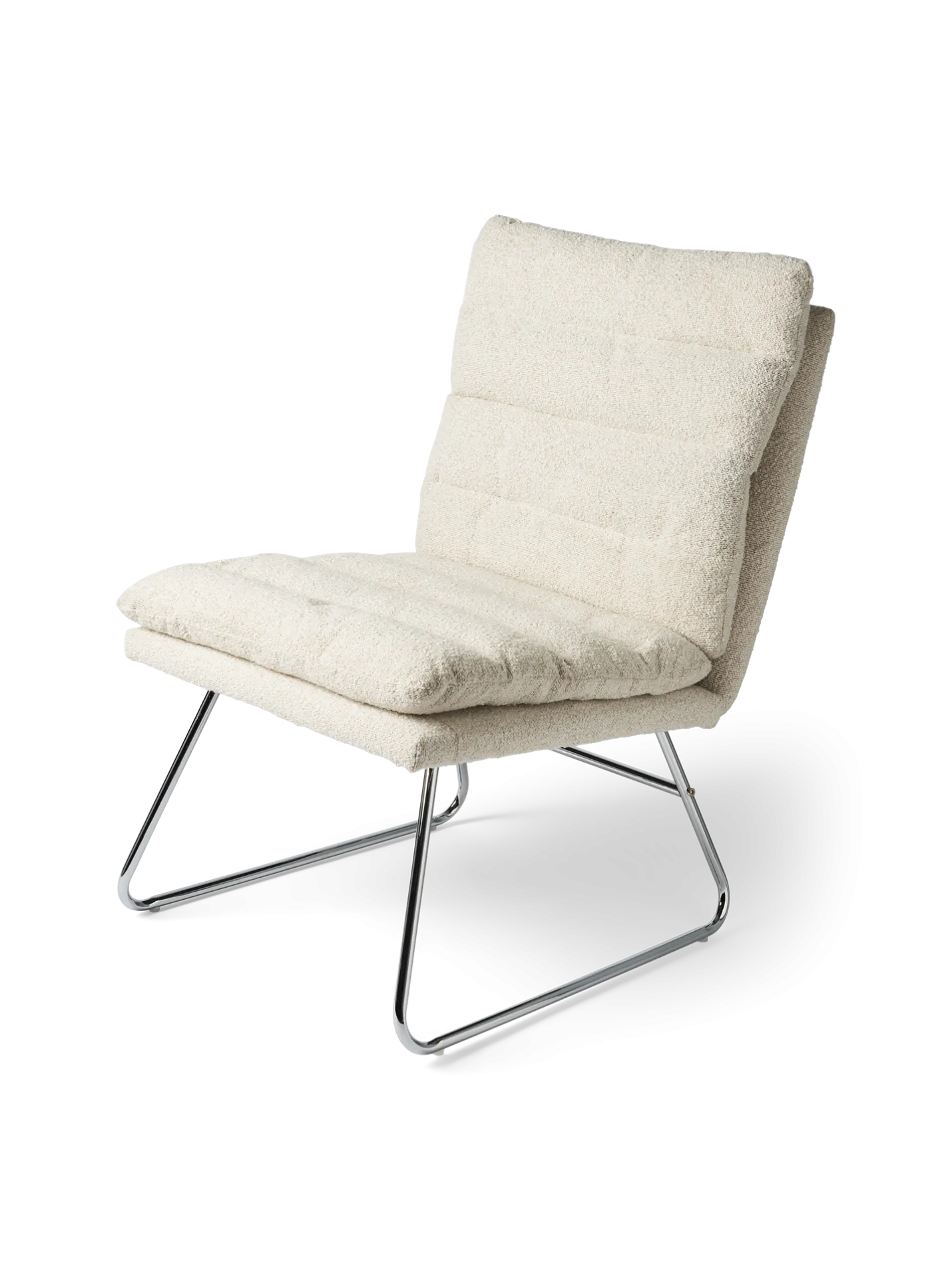 Hot Søstrene Grene Schweiz Loungesessel Mit Bouclé-Stoff Off White
