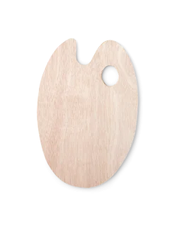 Sale Søstrene Grene Schweiz Malpalette Aus Holz Nature