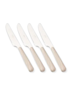 Outlet Søstrene Grene Schweiz Messerset Texture Legno Off White