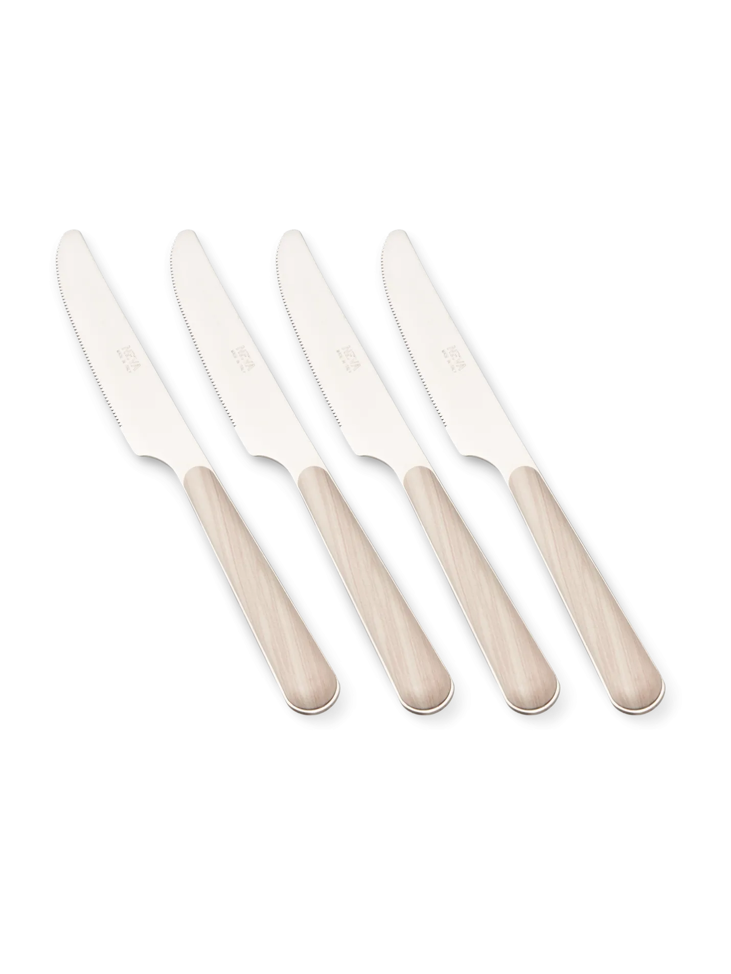 Outlet Søstrene Grene Schweiz Messerset Texture Legno Off White
