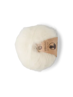 Online Søstrene Grene Schweiz Mohair-Nylon-Garn Off White