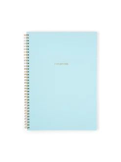 Outlet Søstrene Grene Schweiz Notizbuch Mit Spiralbindung A4 Ice Blue