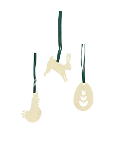 Clearance Søstrene Grene Schweiz Osteranhänger Gold