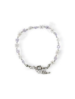 Clearance Søstrene Grene Schweiz Perlenarmband Milky Blue