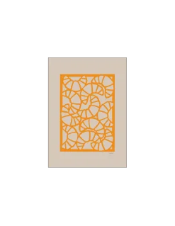 Outlet Søstrene Grene Schweiz Poster Croissants A4 Burned Orange