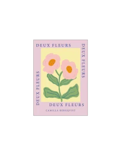 Søstrene Grene Schweiz Poster Deux Fleurs Pink A4 Cherry Red