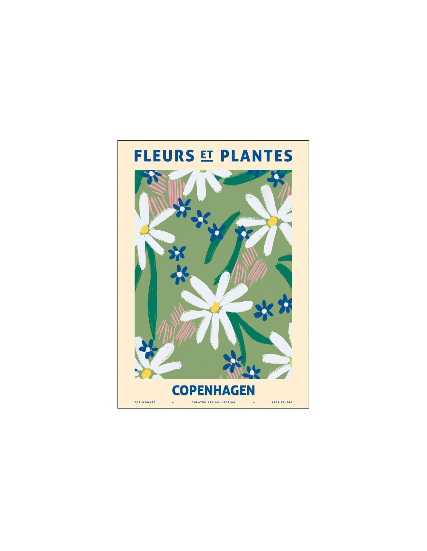 Discount Søstrene Grene Schweiz Poster Fleurs Et Plantes - Copenhagen A4 Sage Green