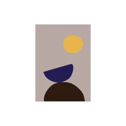 Outlet Søstrene Grene Schweiz Poster Organic Shapes 07 A3 Warm Grey
