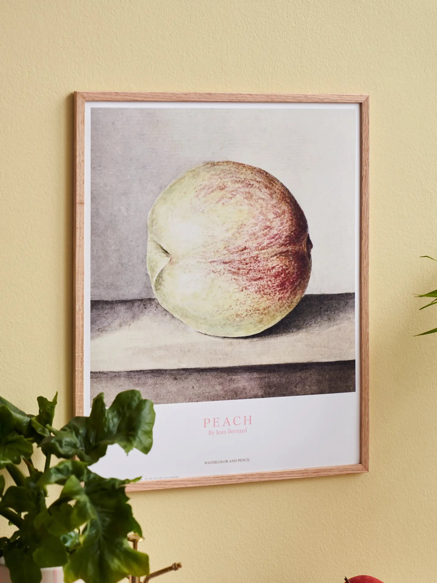 Clearance Søstrene Grene Schweiz Poster Pfirsich 40 X 50 Multi