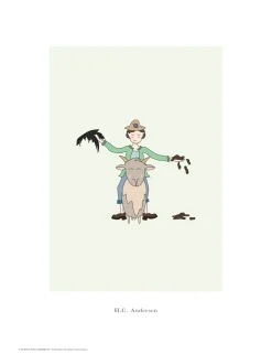New Søstrene Grene Schweiz Poster Tölpel-Hans A3 Multi