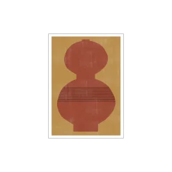 Best Søstrene Grene Schweiz Poster Vase No. 5 A3 Mocha