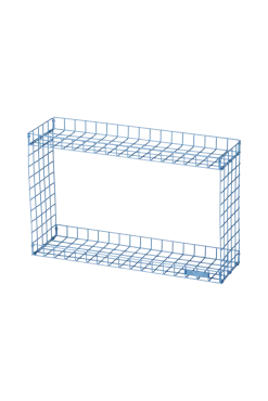 Outlet Søstrene Grene Schweiz RACK Wandregal Smokey Blue