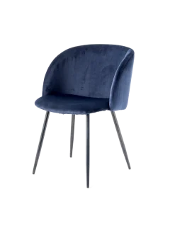 Sale Søstrene Grene Schweiz Samtstuhl Stone Blue