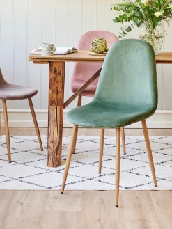 Søstrene Grene Schweiz Samtstuhl Pine Green