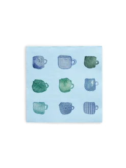Clearance Søstrene Grene Schweiz Servietten 33 X 33 Cm Misty Blue