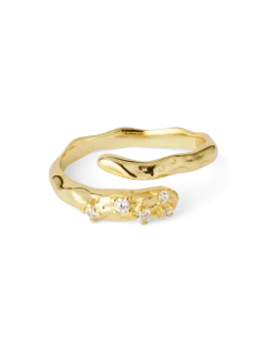 Sale Søstrene Grene Schweiz Shiny Twist Ring Gold