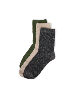 Søstrene Grene Schweiz Socken 36/38 3er-Pack Multi